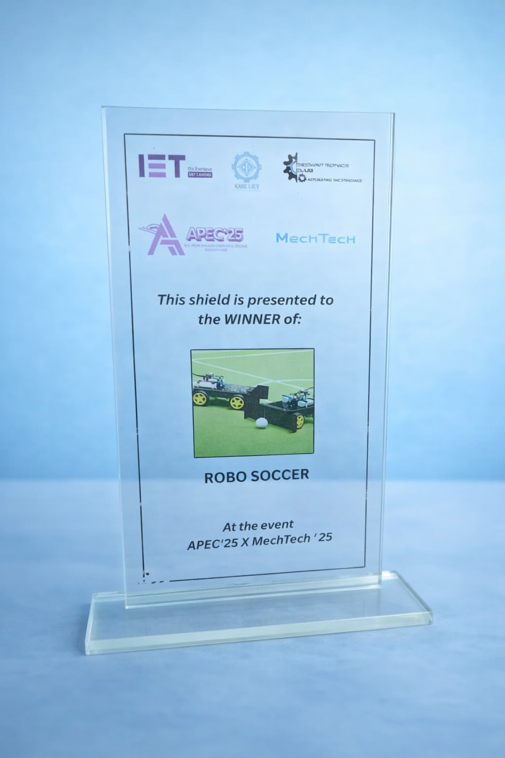 APEC '25 x MechTech '25 – Winner (Robo Soccer)